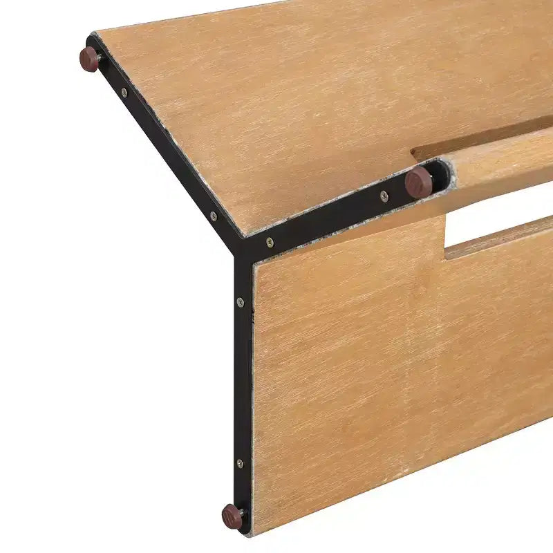 Tavolo da pranzo rettangolare da 152 cm stile rustico con gambe intagliate, effetto legno lavato grigio/naturale, 6 posti