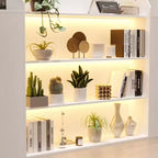 Reception e Cassa Bianche con Luci LED a 3 Colori, Postazione Singola