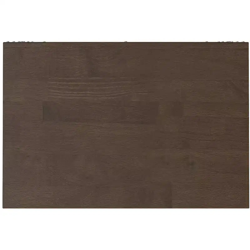 Libreria a 5 Ripiani Marrone Noce Scuro in Stile Mid-Century Moderno, 61 cm, per Adulti