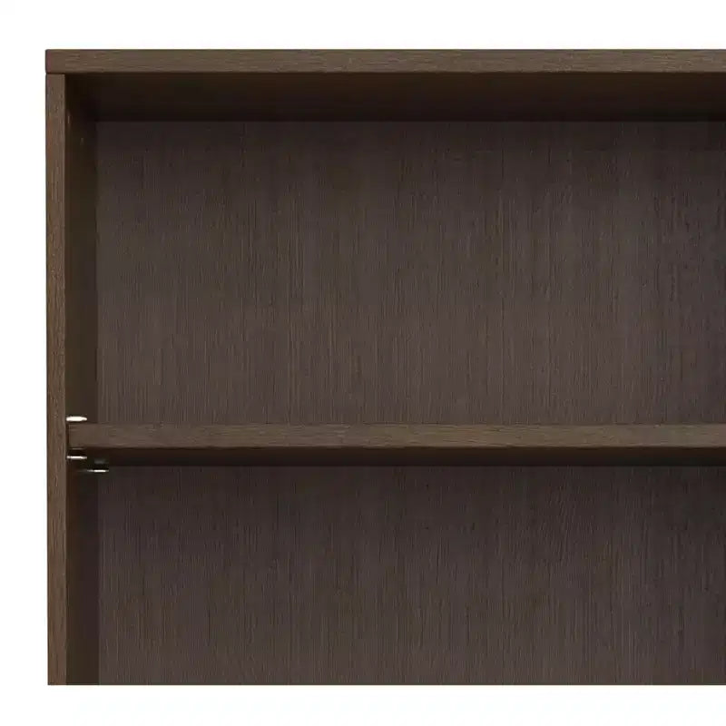 Libreria a 5 Ripiani Marrone Noce Scuro in Stile Mid-Century Moderno, 61 cm, per Adulti