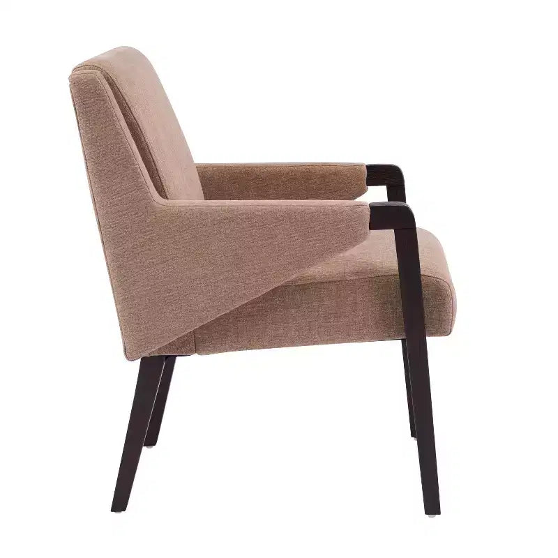 Moderno Set da Pranzo Rotondo da 5 Pezzi con Poltrone Imbottite, 4 Posti