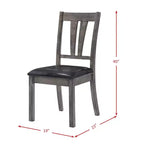 Set da pranzo allungabile quadrato in rovere grigio, 5 pezzi, per 4-6 persone