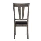 Set da pranzo allungabile quadrato in rovere grigio, 5 pezzi, per 4-6 persone