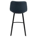 Set di 2 Sgabelli Quadrati Industriali Altezza Bancone, Posti a sedere: 2