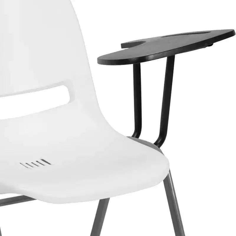Sedia con Scocca Ergonomica con Tavoletta Ribaltabile per Mancini, Monoposto