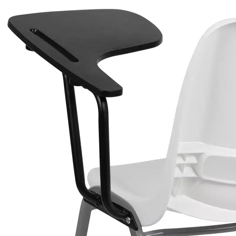 Sedia con Scocca Ergonomica con Tavoletta Ribaltabile per Mancini, Monoposto