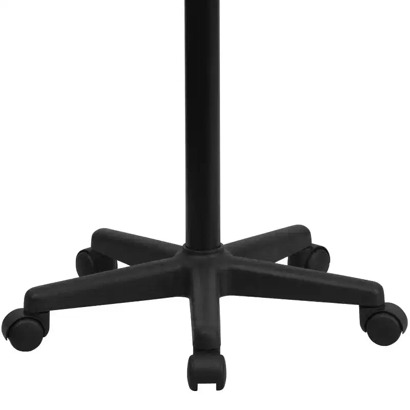 Scrivania mobile per laptop sit-to-stand noce scuro e rustico, monoposto