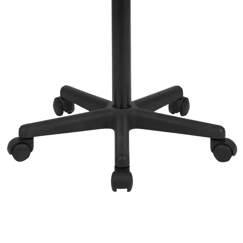Scrivania mobile per laptop sit-to-stand noce scuro e rustico, monoposto