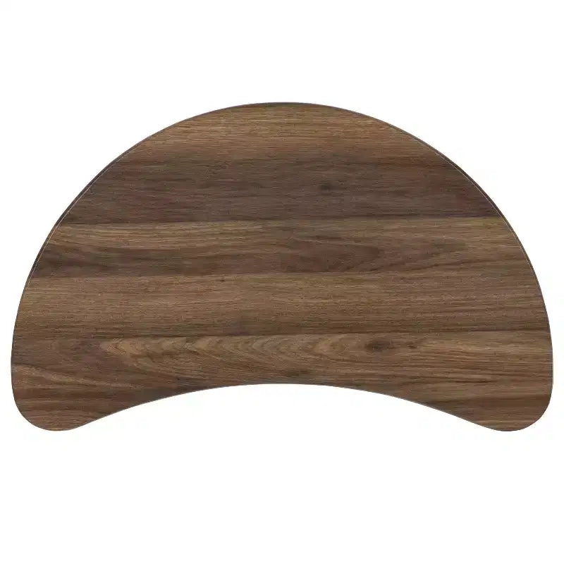 Scrivania mobile per laptop sit-to-stand noce scuro e rustico, monoposto