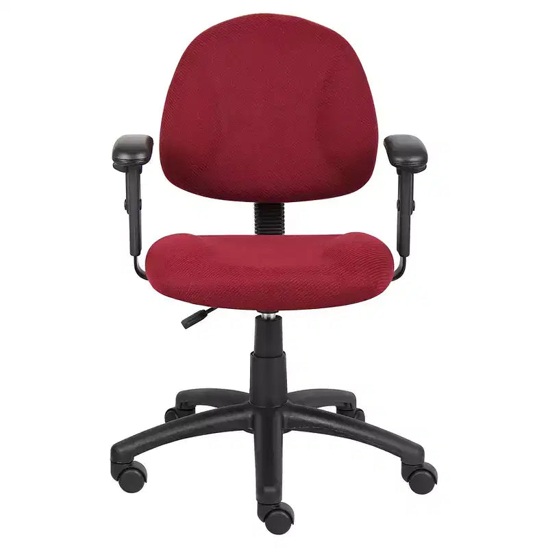 Sedia da ufficio Posture con braccioli regolabili, monoposto – Nero/Blu/Bordeaux/Grigio