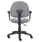 Sedia da ufficio Posture con braccioli regolabili, monoposto – Nero/Blu/Bordeaux/Grigio