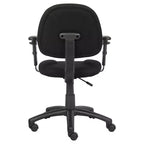 Sedia da ufficio Posture con braccioli regolabili, monoposto – Nero/Blu/Bordeaux/Grigio