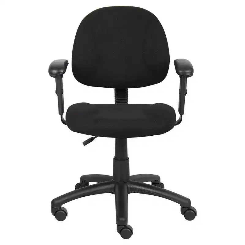Sedia da ufficio Posture con braccioli regolabili, monoposto – Nero/Blu/Bordeaux/Grigio