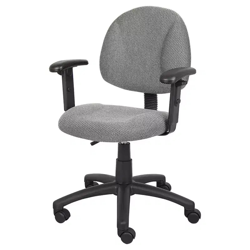 Sedia da ufficio Posture con braccioli regolabili, monoposto – Nero/Blu/Bordeaux/Grigio