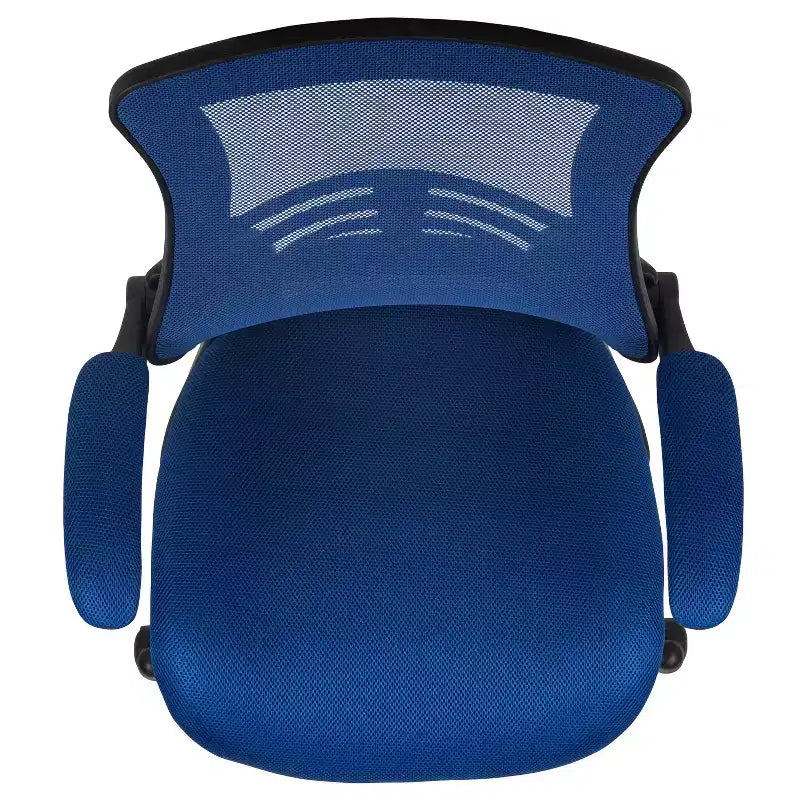 Sedia ergonomica da disegno in rete a schienale medio con poggiapiedi ad anello e braccioli ribaltabili, sedile singolo, colori assortiti