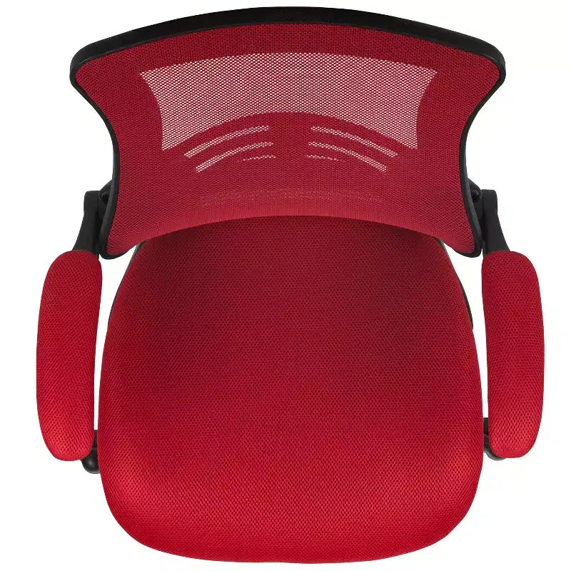 Sedia ergonomica da disegno in rete a schienale medio con poggiapiedi ad anello e braccioli ribaltabili, sedile singolo, colori assortiti